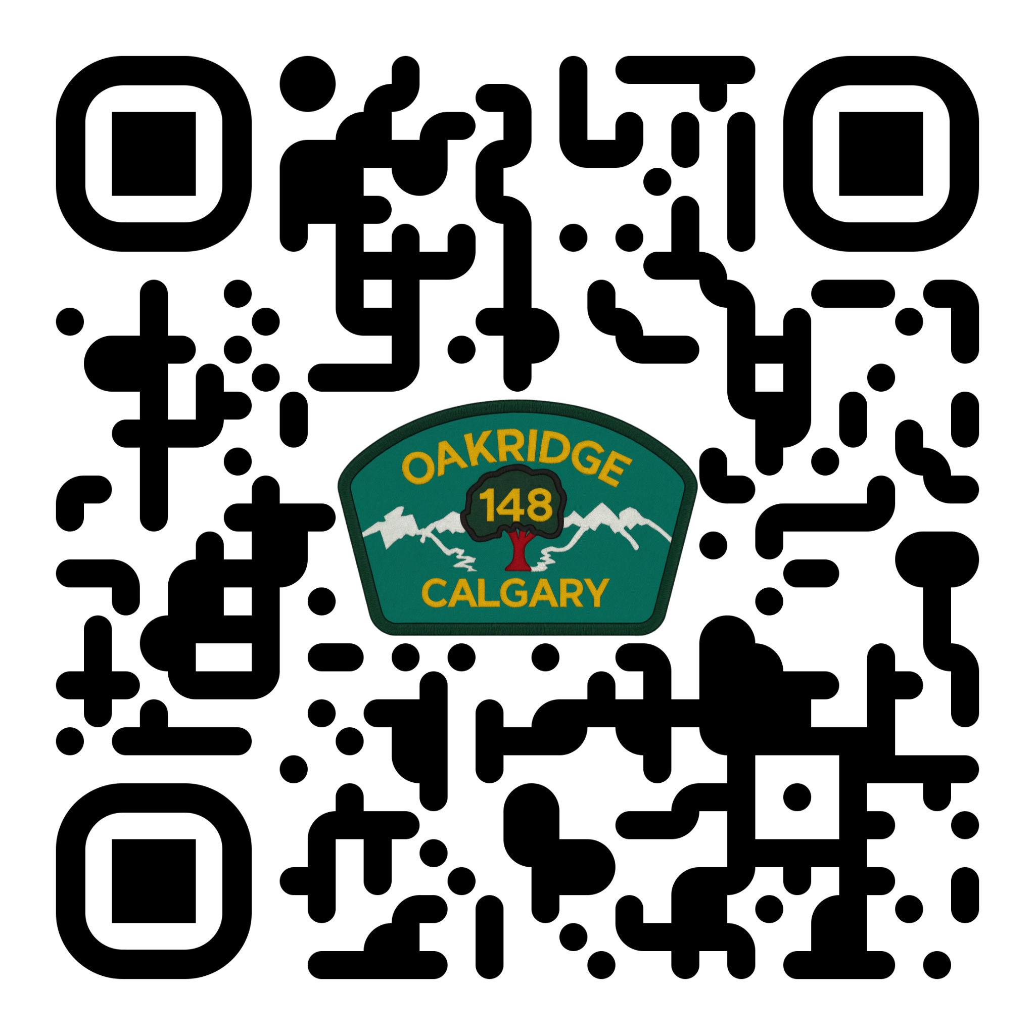 QR code to donate directly to 148 Oakridge Scouts through Square
